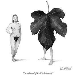 I am ashamed of it all to be honest by Will McPhail