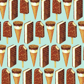 Ice Cream Novelties Pattern by Kelly Gilleran