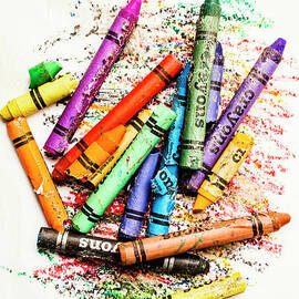 In colours of broken crayons by Jorgo Photography