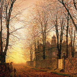 In the Golden Olden Time by John Atkinson Grimshaw