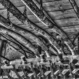Industrial Electrical Panel BW by Susan Candelario