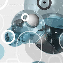 Information Molecule - Abstract by Bill ONeil