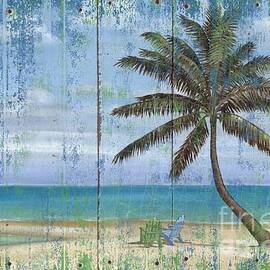 Inlet Palm - Distressed by Paul Brent