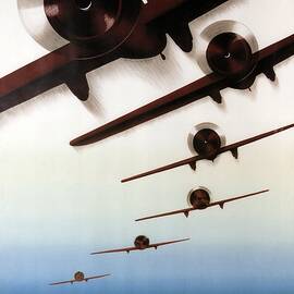 International Aviation Meeting 1937, Zurich, Switzerland - Retro travel Poster - Vintage Poster by Studio Grafiikka