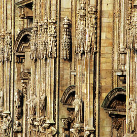 Intricate sculptures on the Milan Cathedral by Sami Sarkis Photography