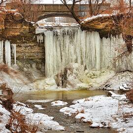 January Melt at Wequiock Falls  by Duluth To Door County Photography