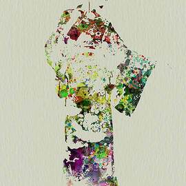 Japanese woman in kimono by Naxart Studio