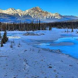 Jasper Winter Mountains by Adam Jewell