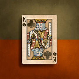 King of Clubs in Wood by YoPedro
