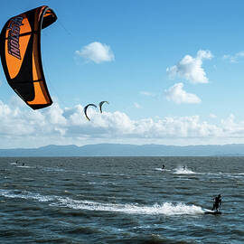Kiteboarding East Bay San Francisco Area California by Mary Lee Dereske