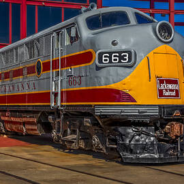 Lackawanna 663 Railroad Train by Susan Candelario