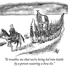 Led into battle by a bow tie by Frank Cotham