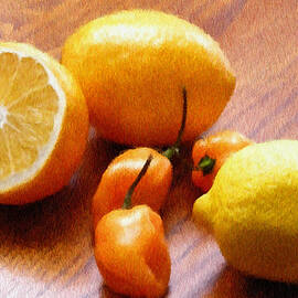 Lemons and Peppers by Jeffrey Kolker