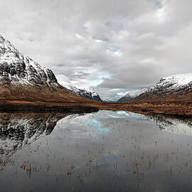 Lochan Na Fola Panorama by Grant Glendinning
