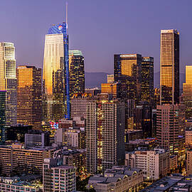 Los Angeles Twilight Wide View by Kelley King