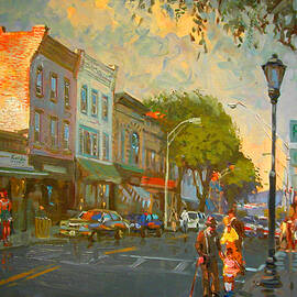 Main Street Nyack NY  by Ylli Haruni