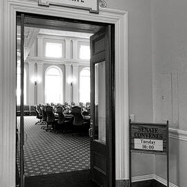 Maine Senate Chamber Doorway by Olivier Le Queinec
