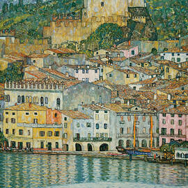 Malcesine  Lake Garda by Gustav Klimt
