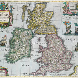 Map of Britain by English school