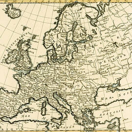 Map of Europe by Guillaume Raynal 