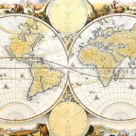 Map of the World by Daniel Stoopendaal
