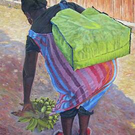 Woman At Her Chores - Bahamas by Ritchie Eyma