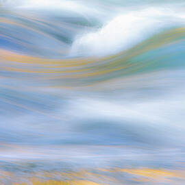 Merced River Reflections 19 by Larry Marshall