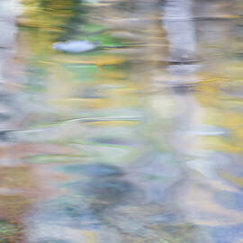Merced River Reflections 6 by Larry Marshall