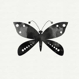 Midnight Butterfly 4- Art by Linda Woods by Linda Woods