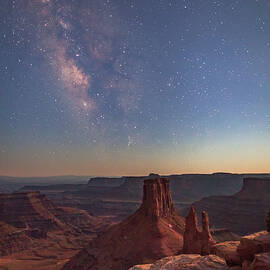 Milky Way at Twilight - Marlboro Point by Dan Norris