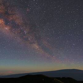 Milky Way over Mauna Loa by M C Hood