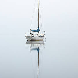 Misty boat by Grant Glendinning
