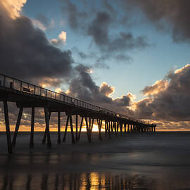 Misty Sunset by Ed Clark