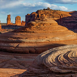 Moab Back Country Panorama 2 by Dan Norris