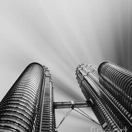 Modern skyscraper black and white  by Stefano Senise