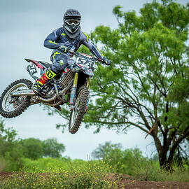 Motocross Aerial by David Morefield