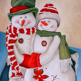 Mr. And Mrs. Snowman by Angeles M Pomata