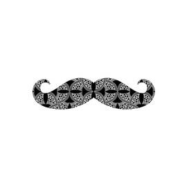 Mustache tee by Edward Fielding