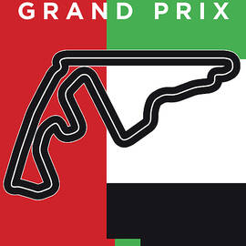 MY ABU DHABI GRAND PRIX MINIMAL POSTER by Chungkong Art