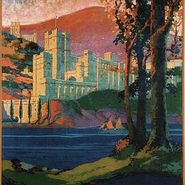 New York Central Lines - West Point - Retro travel Poster - Vintage Poster by Studio Grafiikka