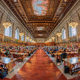 New York Public Library Main Reading Room I by Clarence Holmes
