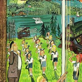 New Yorker August 21, 1943 by Ludwig Bemelmans