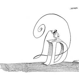 New Yorker December 25th, 1965 by Saul Steinberg