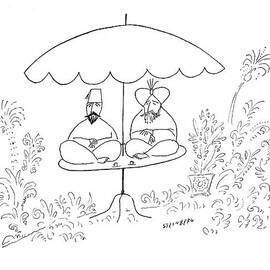 New Yorker July 17th, 1954 by Saul Steinberg