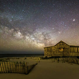 NJ Shore Starry Skies and Milky Way by Susan Candelario