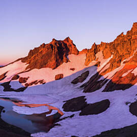 No Name Lake Sunrise by Russell Wells
