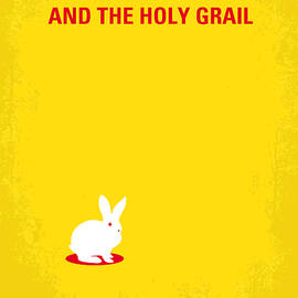 No036 My Monty Python And The Holy Grail minimal movie poster by Chungkong Art