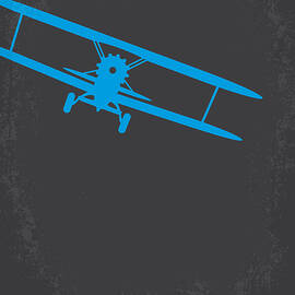 No535 My North by Northwest minimal movie poster by Chungkong Art