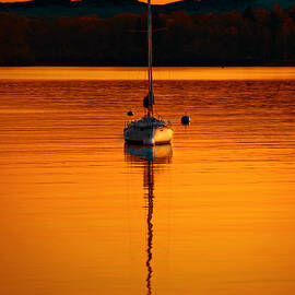 nuclear sunset by Meirion Matthias