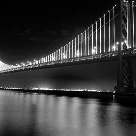 Oakland Bay Bridge at Night by Darcy Michaelchuk